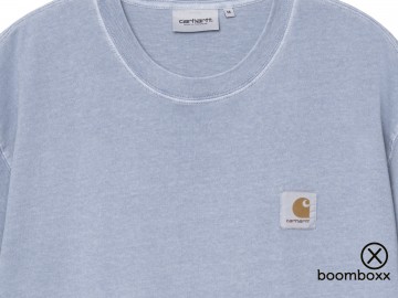 Carhartt wip ss nelson t shirt gentle blue i0299493hxgd03 zoom