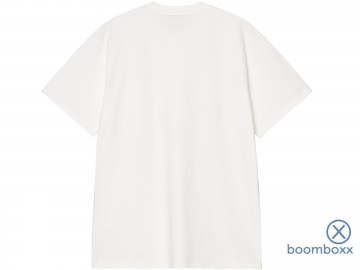 Carhartt wip ss pond corps pocket t shirt white i036199026003 achterkant