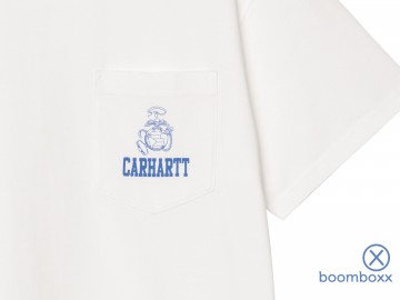 Carhartt wip ss pond corps pocket t shirt white i036199026003