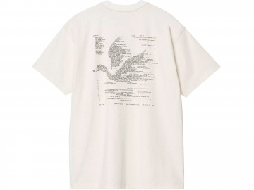 Carhartt wip ss punched t shirt wax i036006d6xx03