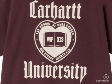 Carhartt wip ss schooling t shirt rondo i03545333kxx03 achterkant zoom