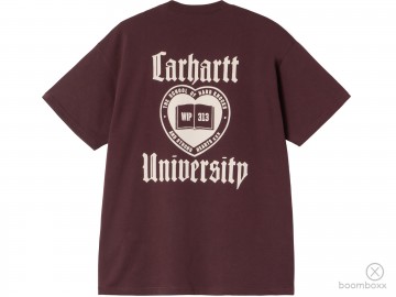 Carhartt wip ss schooling t shirt rondo i03545333kxx03 achterkant