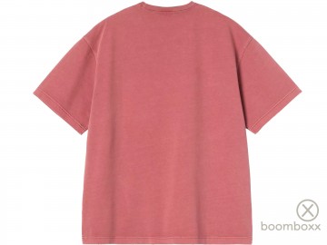 Carhartt wip ss torion pocket t shirt marsala grind wash i03595733gb703 achterkant