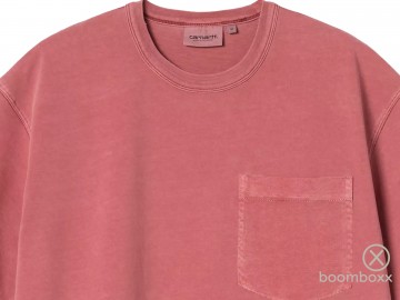 Carhartt wip ss torion pocket t shirt marsala grind wash i03595733gb703 zoom