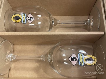 Carhartt wip stacked grapes wine glass set i0371841b6xx06 boxed