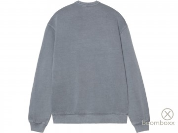 Carhartt wip torion sweat office blue grind wash i0360543gbb703 achterkant