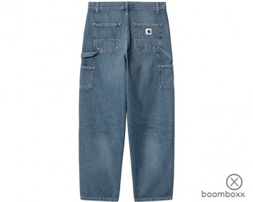 Carhartt wip w brandon double knee pant dark used wash i03422901l403 backside