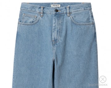 Carhartt wip w brandon single knee pant burst washed i03422501ur03 zoom front