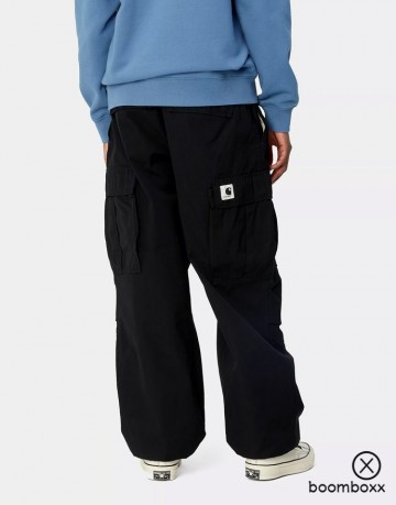 Carhartt wip w jet cargo pant black canvas i032260890203 fotoshoot 2