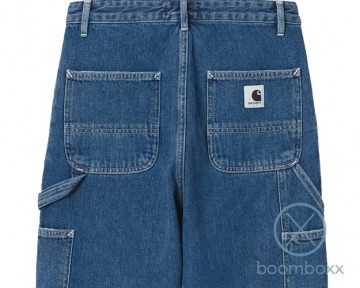 Carhartt wip w pierce pant blue stone washed i025268010600 backside zoom