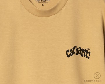 Carhartt wip w ss amour t shirt bourbon i03367823fxx03 zoom