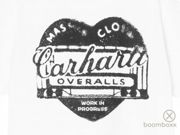 Carhartt wip w ss garble t shirt white i03603102xx03 achterkant zoom