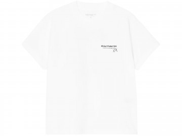 Carhartt wip w ss garble t shirt white i03603102xx03