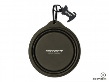 Carhartt wip wild dog foldable bowl olive wax i0358473ddxx060 folded