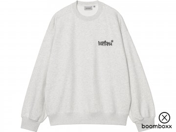 Carhartt wip wiptopia sweat ash heather i035644482xx03 voorkant