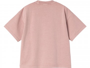 Carhartt wip women benton t shirt glassy pink i0355281njgd03 achterkant
