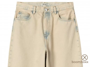 Carhartt wip women brandon pant blue sand bleached i03589201sn voorkant zoom