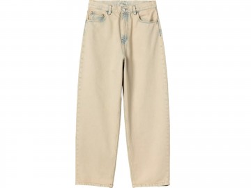 Carhartt wip women brandon pant blue sand bleached i03589201sn voorkant