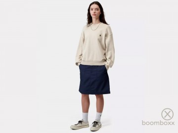 Carhartt wip women nelson sweatshirt stone i0295373iogd03 fotoshoot 3
