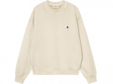 Carhartt wip women nelson sweatshirt stone i0295373iogd03