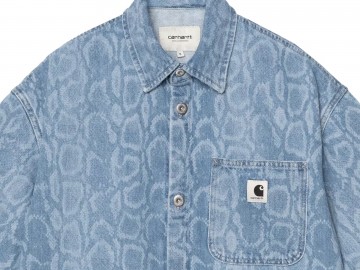 Carhartt wip women snake lovilia shirt snake camo i0370223r33503 zoom