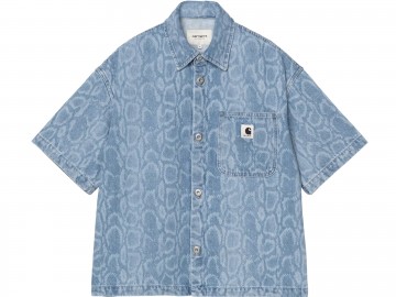 Carhartt wip women snake lovilia shirt snake camo i0370223r33503