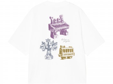 Carhartt wip women ss forma t shirt white i03638202xx03 achterkant