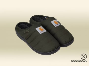 Carhartt wip x subu cordura pantoffel olive i03411849xx nannen artist impressie door boomboxx store