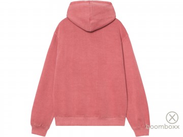 Carthartt wip hooded torion sweat marsala i03605333gb703 achterkant