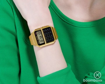 Casio edgy horloge ca 500weg 1aef gold fotoshoot