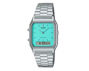 Casio qa 230a 2a2mqyes silver tiffany horloge