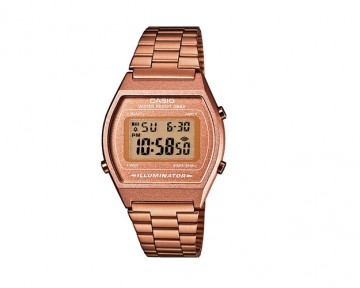 Casio retro rose horloge b640wc 5aef front watch