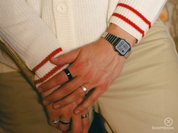 Casio vintage a130 series grey a130we 7a horloge fotoshoot 2