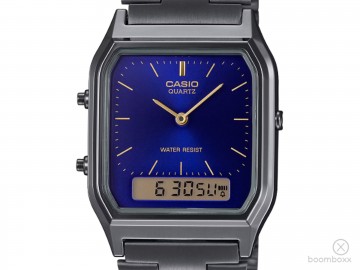 Casio vintage aq 230 serie donker grijs blauw aq 230egg 2aef zoom