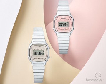 Casio vintage horloge la670wea 4a2ef silver pink fotoshoot 3