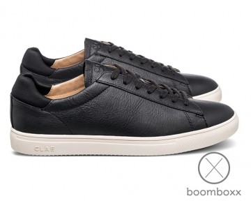 Clae bradley black milled leather cl01297 pair