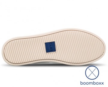 Clae bradley mid lucas beaufort white leather blue cl22abm01 outsole