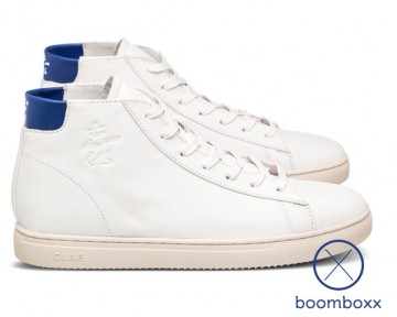 Clae bradley mid lucas beaufort white leather blue cl22abm01 pair 2