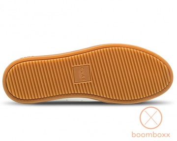 Clae bradley vegan off white tangerine gum cl23abr05 sneaker outsole