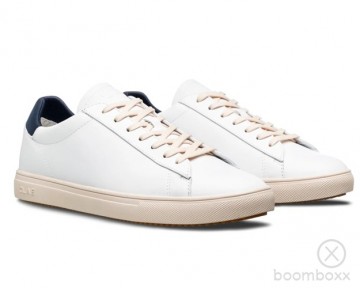 Clae bradley white leather cla01297 sneaker pair side