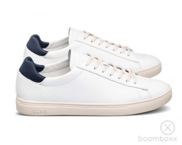 Clae bradley white leather cla01297 sneaker pair
