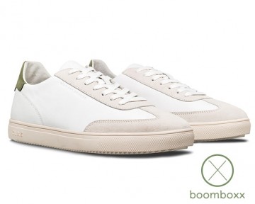 Clae deane white smoke bronze green cl21adn02 sneaker pair