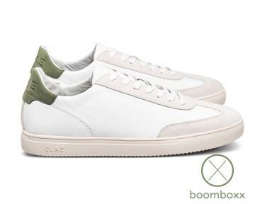 Clae deane white smoke bronze green cl21adn02 sneaker pair2