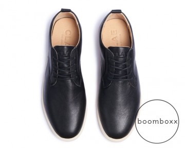 Clae ellington leather black milled leather cla01246 pair