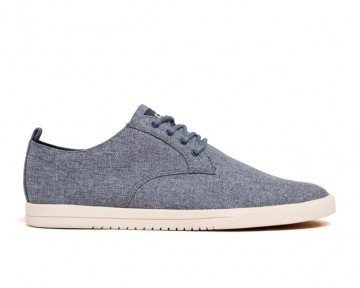 Clae ellington textile navy chambray cla01275