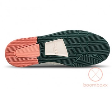 Clae malone lite off white trek green sunset cl23aml02 sneaker outsole