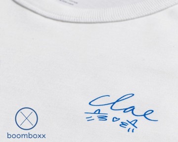Clae x lucas beaufort t shirt white cl22ax002lbs frontzoom