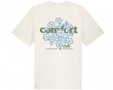 Comfort club blossom tee off white cc 51004 102 backprint