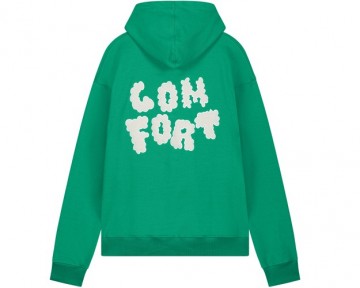 Comfort club celestial cloud hoodie leaf green cc 53006 505 backside