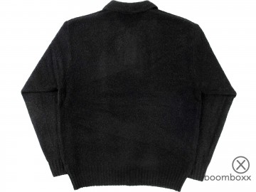 Comfort club gamma knit polo black cc 52028 000 achterkant